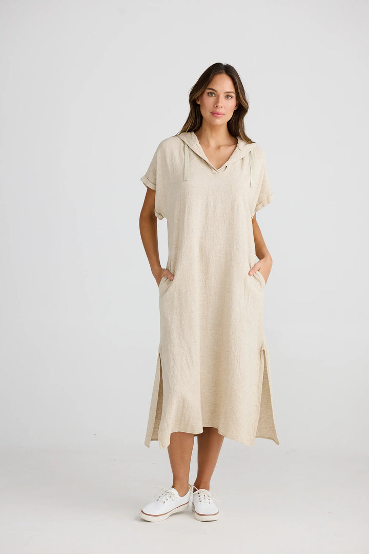 Cuban Tunic - Natural Jaquard