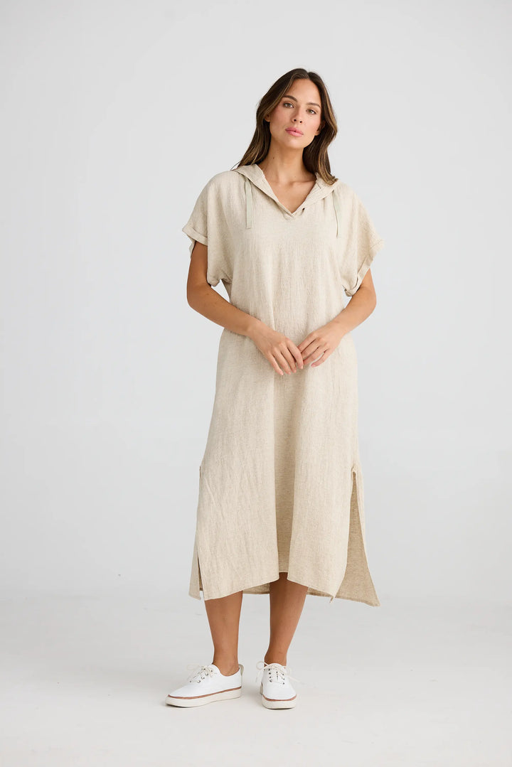 Cuban Tunic - Natural Jaquard