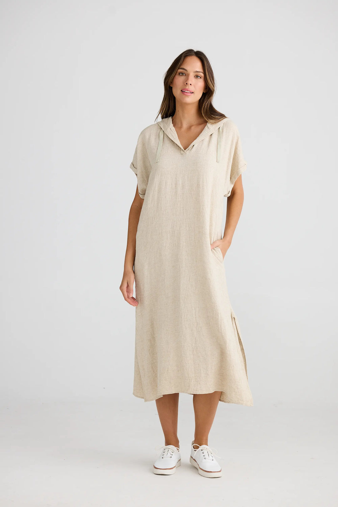 Cuban Tunic - Natural Jaquard