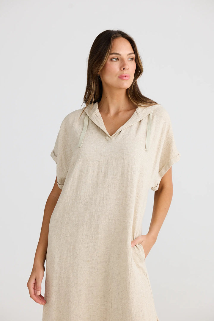 Cuban Tunic - Natural Jaquard