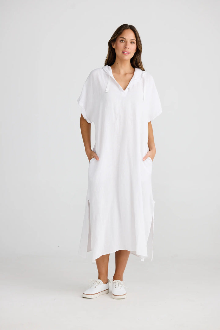 Cuban Tunic - White Linen