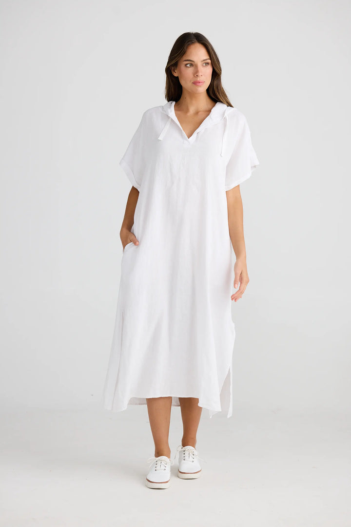 Cuban Tunic - White Linen