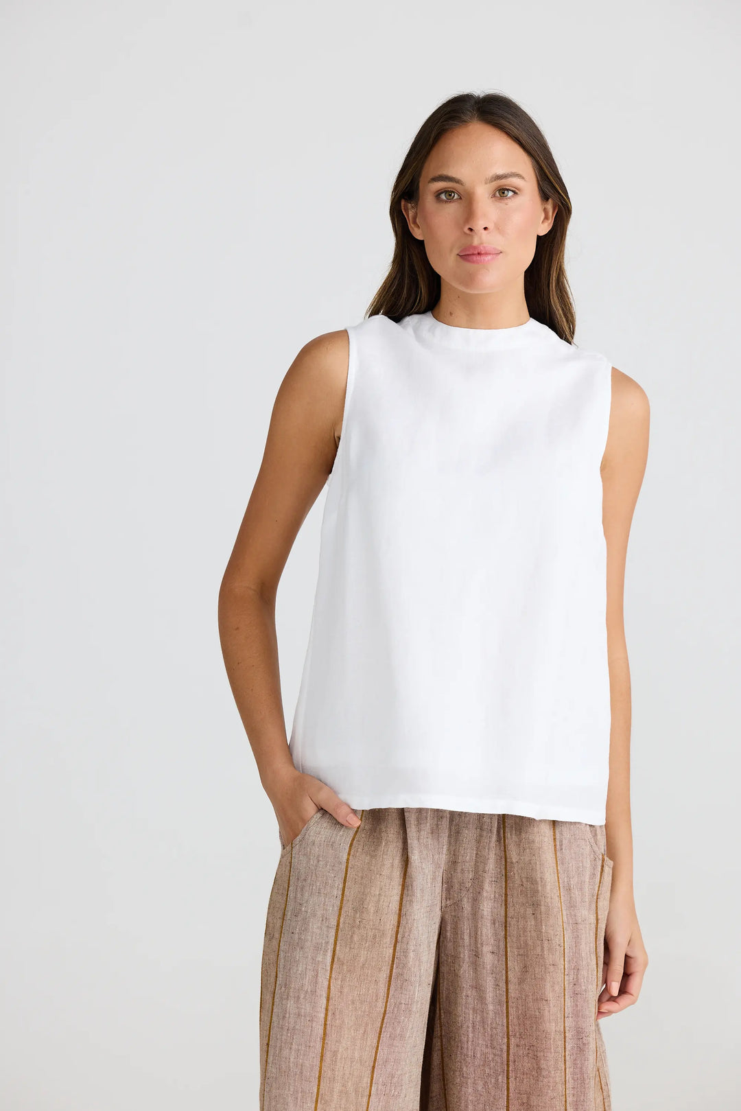 Adel Top - Linen Blend