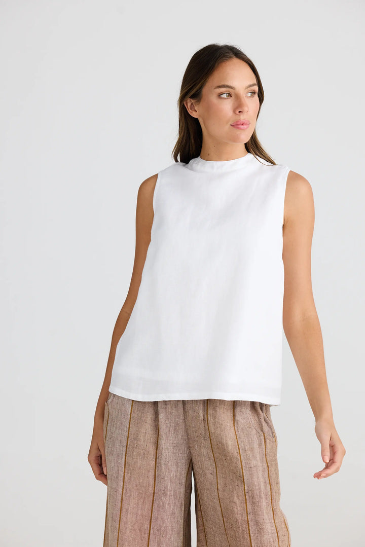 Adel Top - Linen Blend