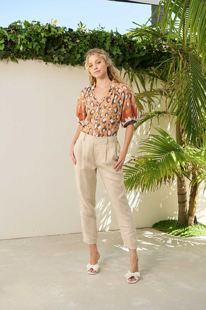 Sadie Blouse - Ibiza Tan