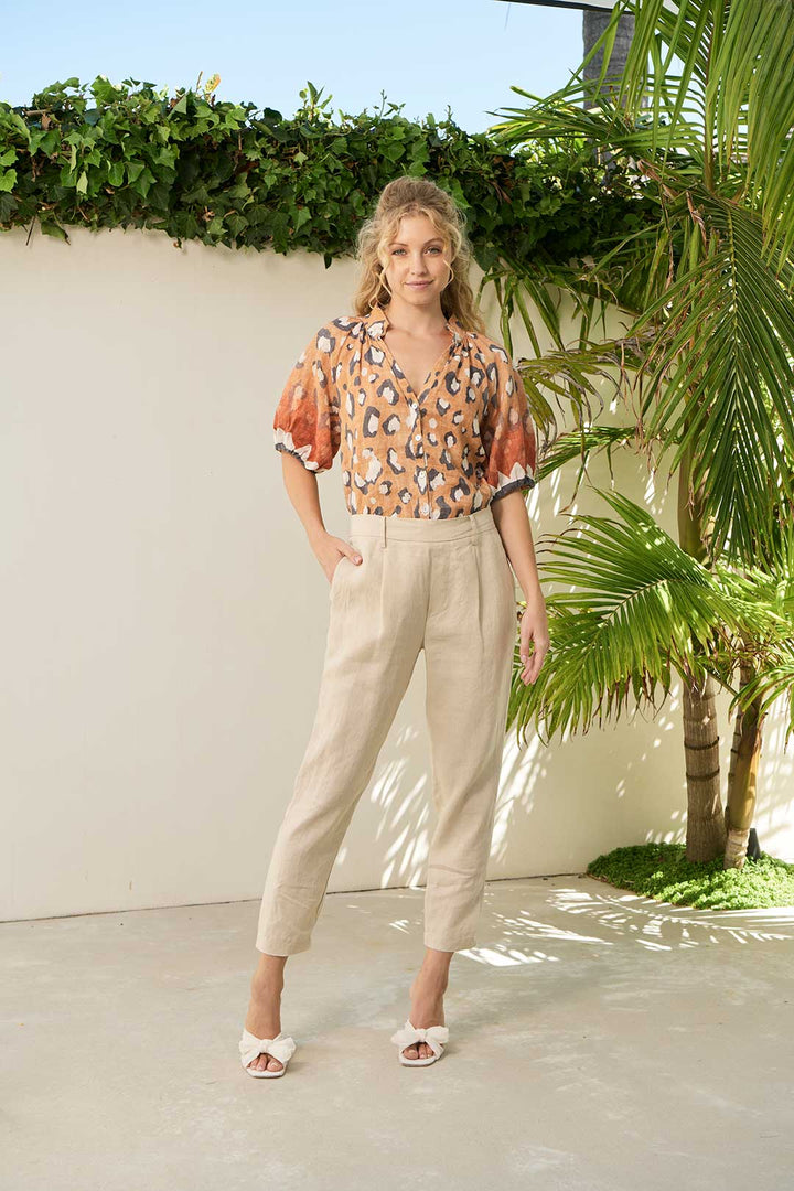 Sadie Blouse - Ibiza Tan