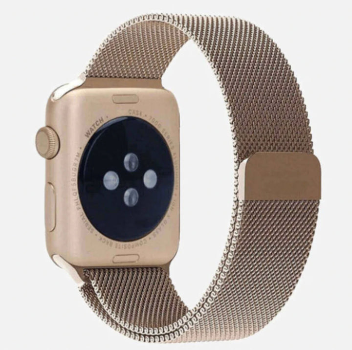 Magnetic Smart Watch Band - Mesh Antique Gold