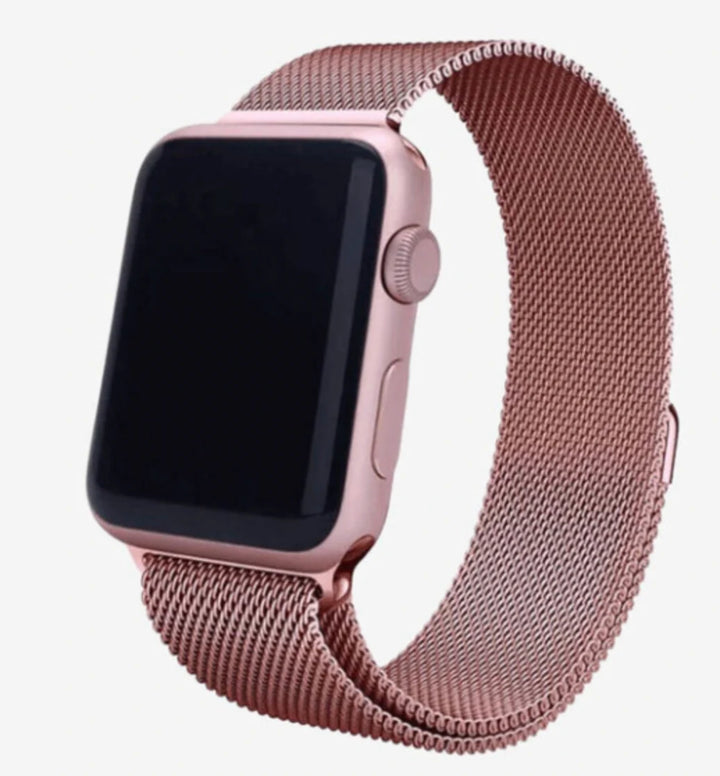 Magnetic Smart Watch Band - Mesh Rose