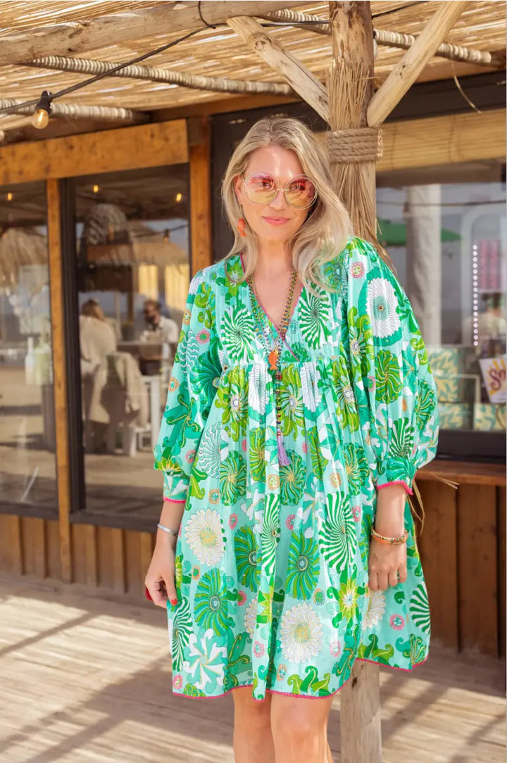 Place Du Soleil Dress 437 - Green