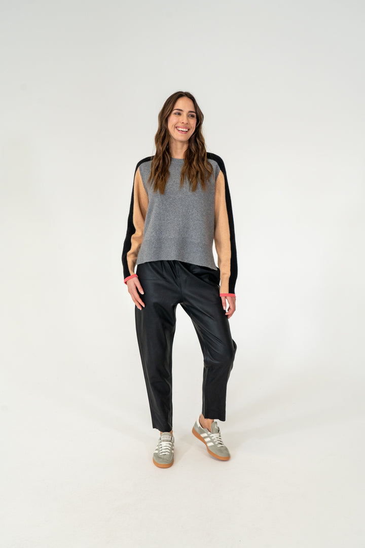 Sevilla Knit - Charcoal Multi