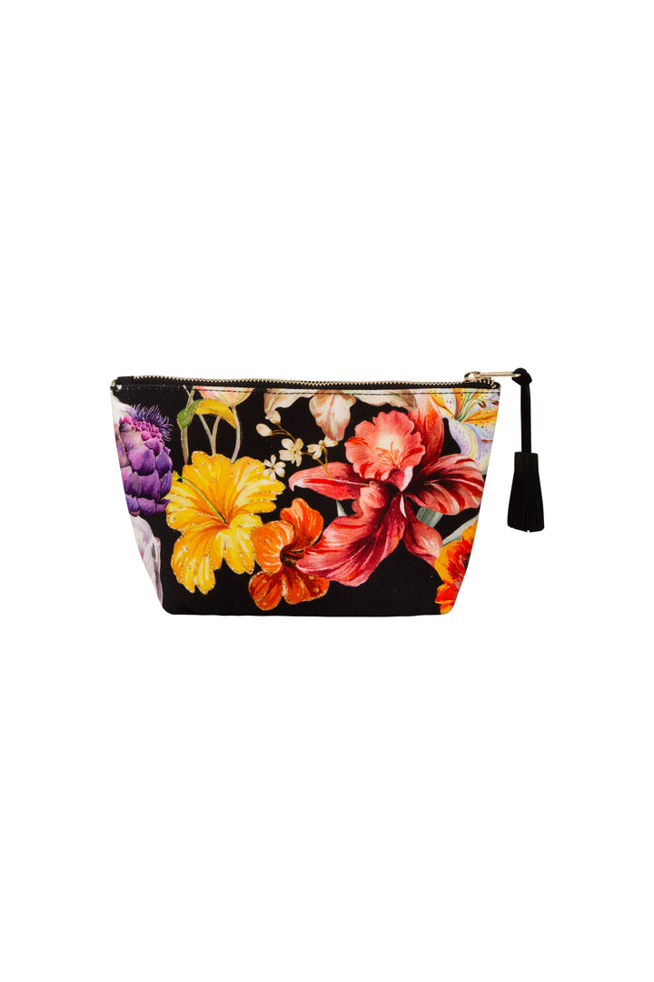 Kiss + Makeup Bag - Floral Canvas