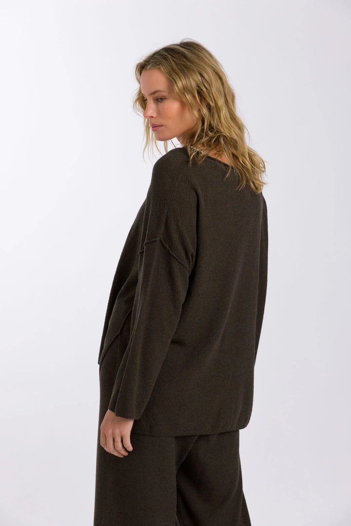 Winter Retreat Merino Pullover - Sable