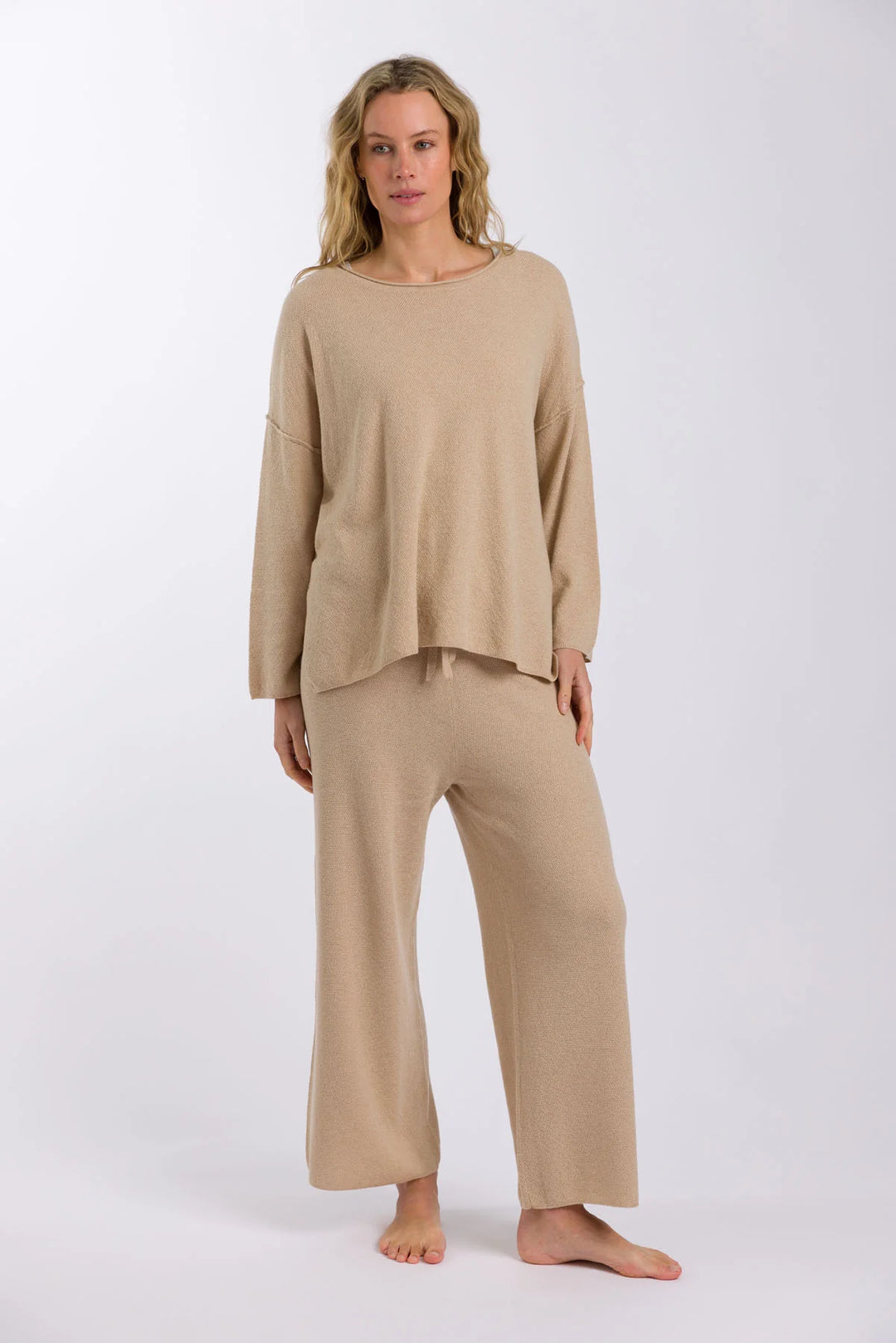 Winter Retreat Merino Pullover - Soft Sand