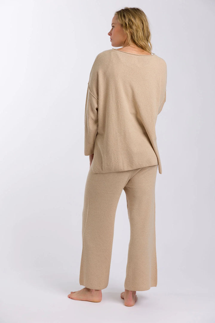 Winter Retreat Merino Pullover - Soft Sand