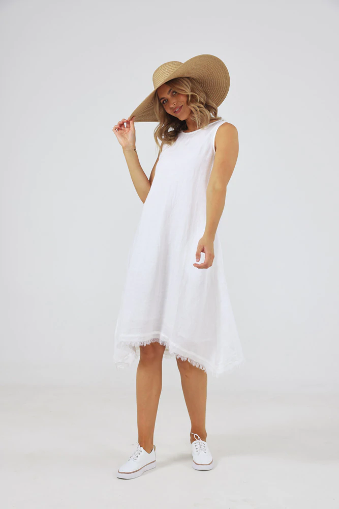 Holiday Miranda Dress - White