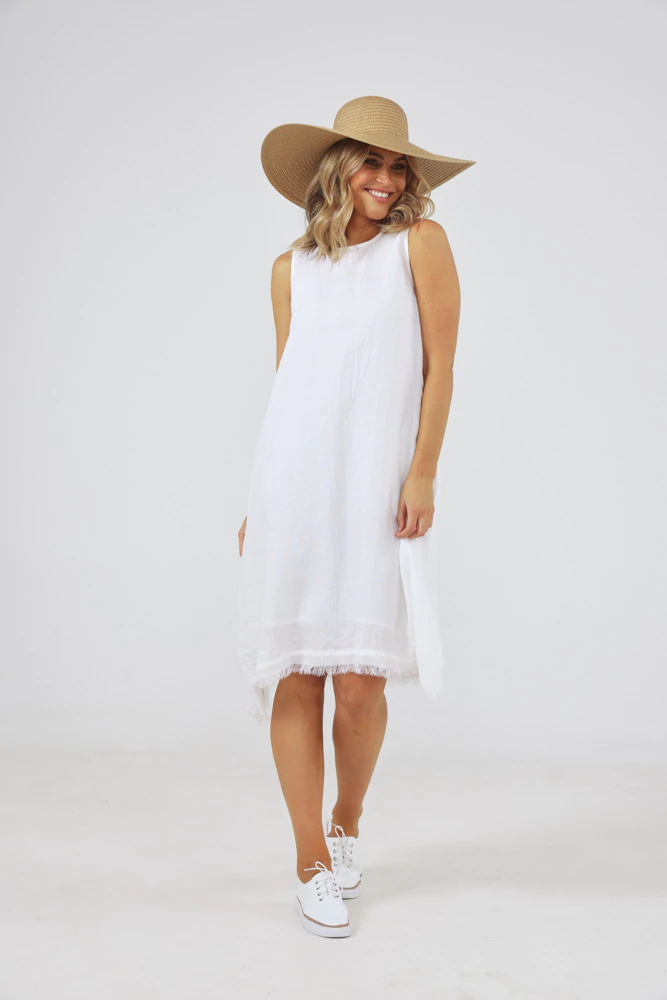 Holiday Miranda Dress - White