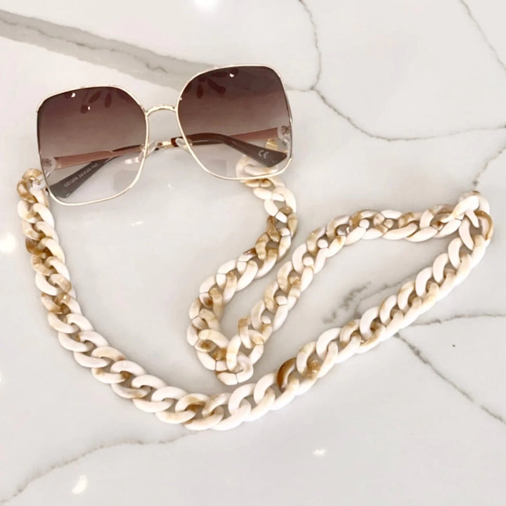 Sunglass Chain - Tortise Shell