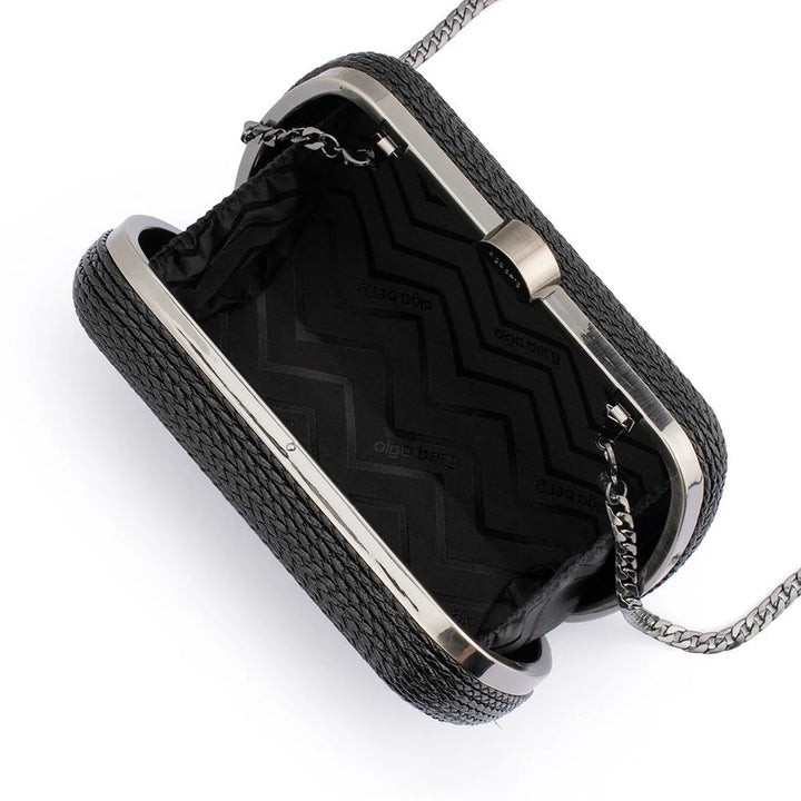 Martina Rope Clutch - Black