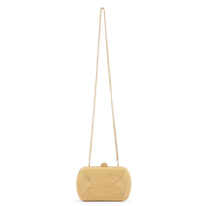 Martina Rope Clutch - Gold