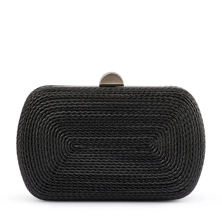 Martina Rope Clutch - Black