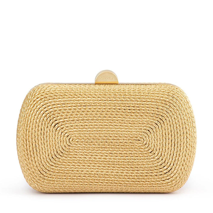 Martina Rope Clutch - Gold