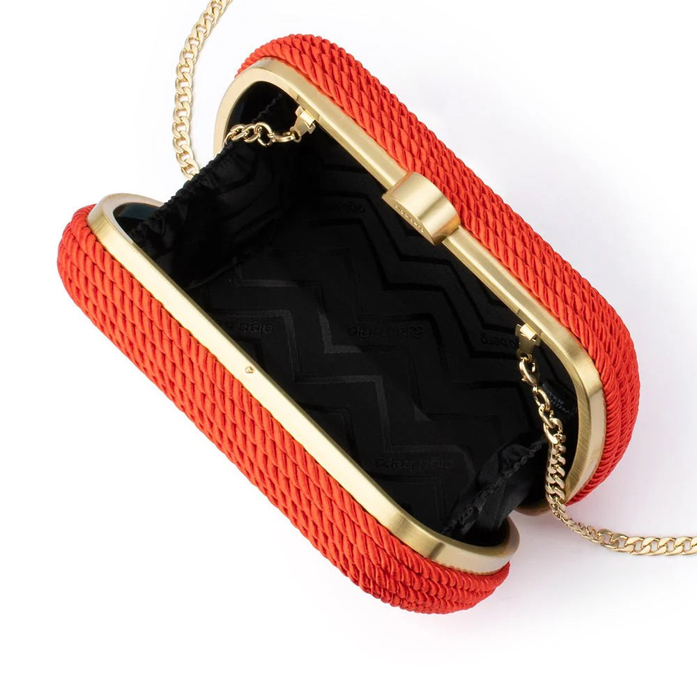 Martina Rope Clutch - Red