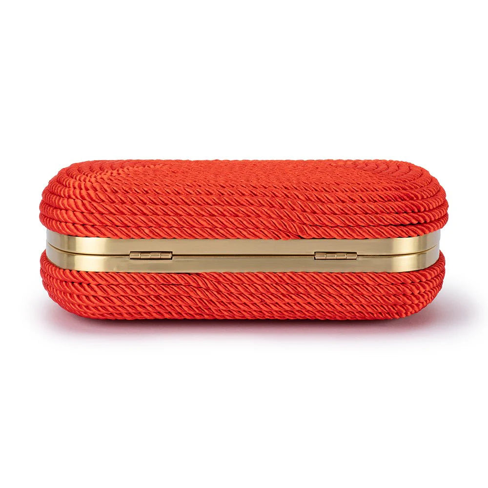 Martina Rope Clutch - Red