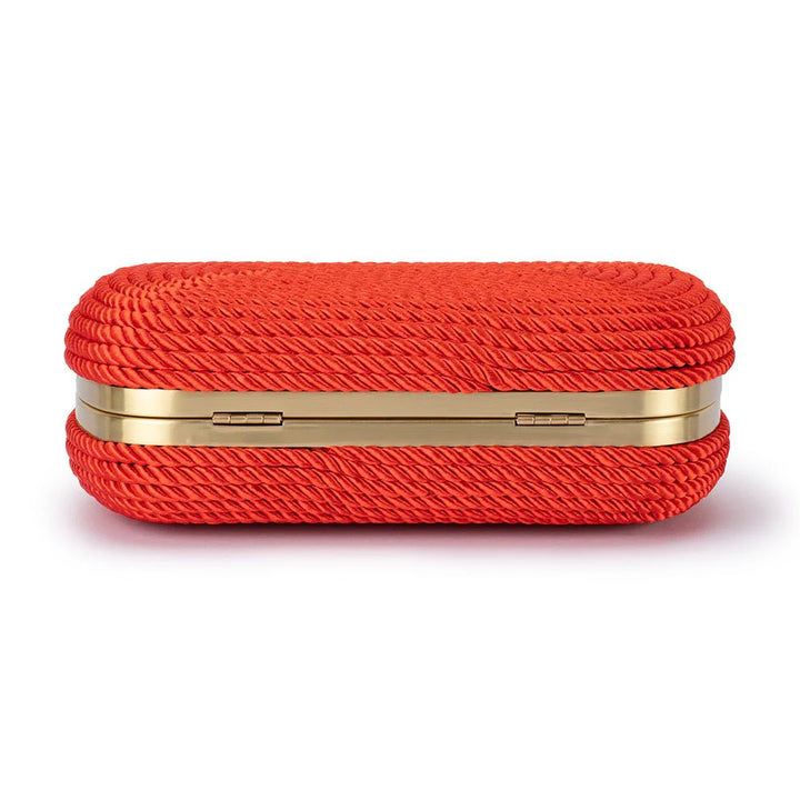 Martina Rope Clutch - Red