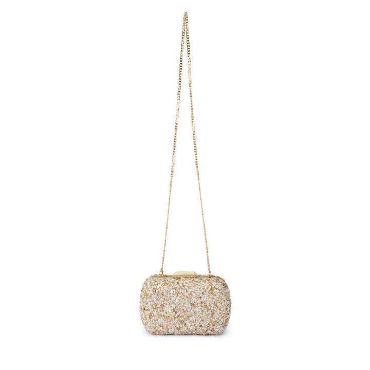 Savannah Pebble Clutch - Natural