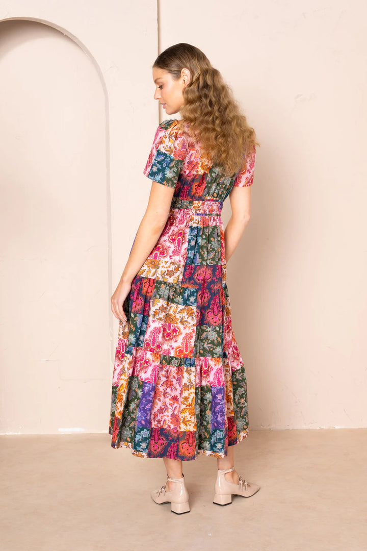 Victoria Dress - Mosaic Paisley