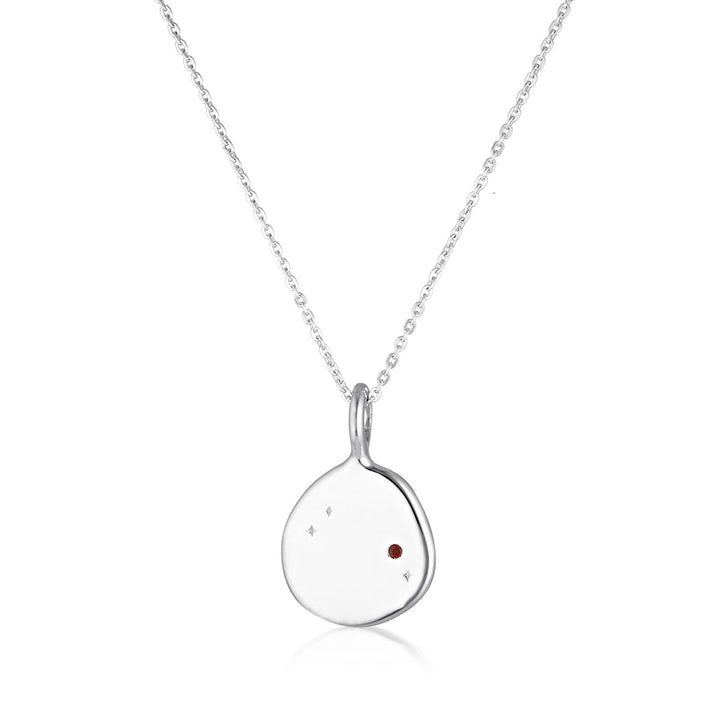 Zodiac Necklace - Aries - Silver