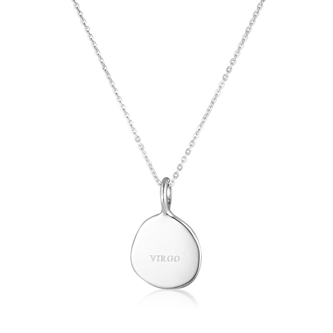 Zodiac Necklace - Virgo - Silver