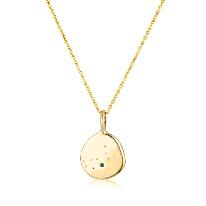 Zodiac Necklace - Virgo - Gold