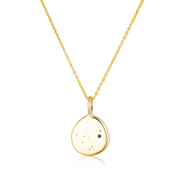 Zodiac Necklace - Capricorn - Gold