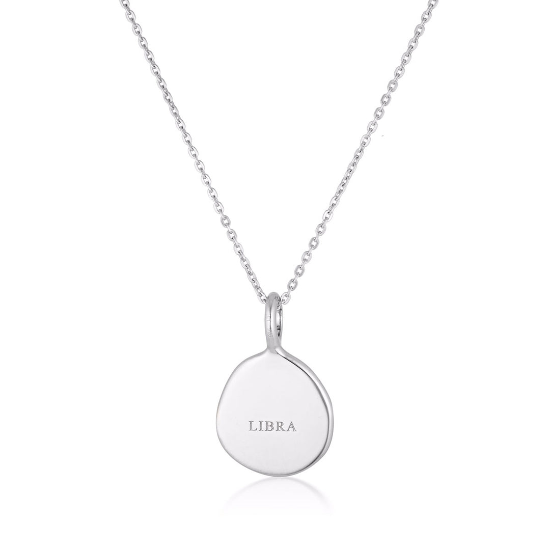 Zodiac Necklace - Libra - Silver