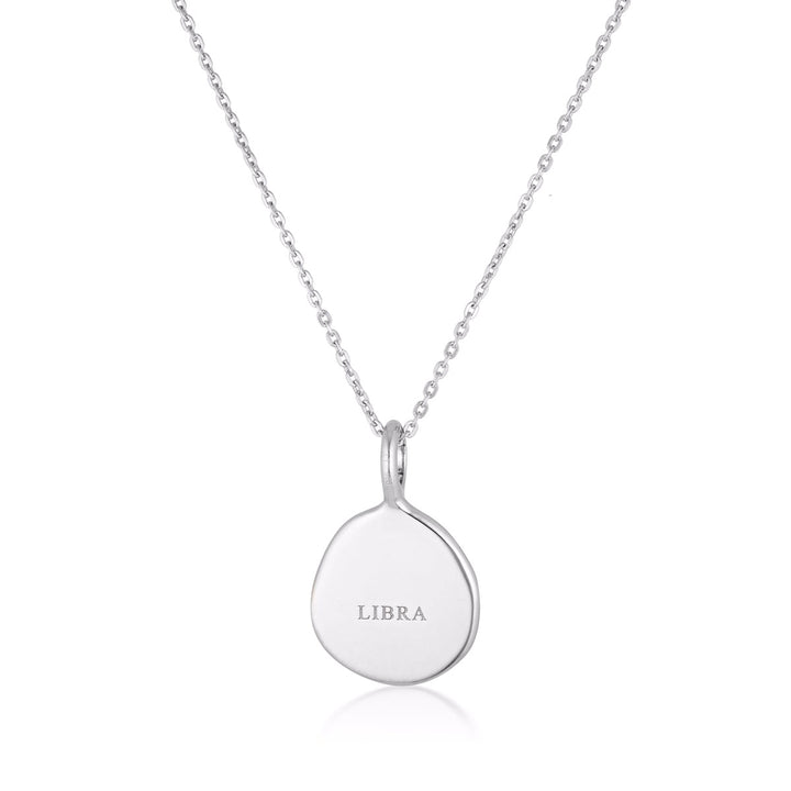 Zodiac Necklace - Libra - Silver