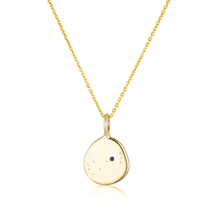 Zodiac Necklace - Scorpio - Gold