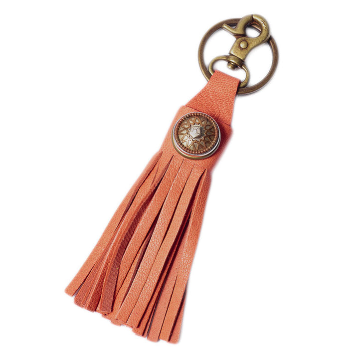 Noosa Amsterdam Roots Keyring - Coral