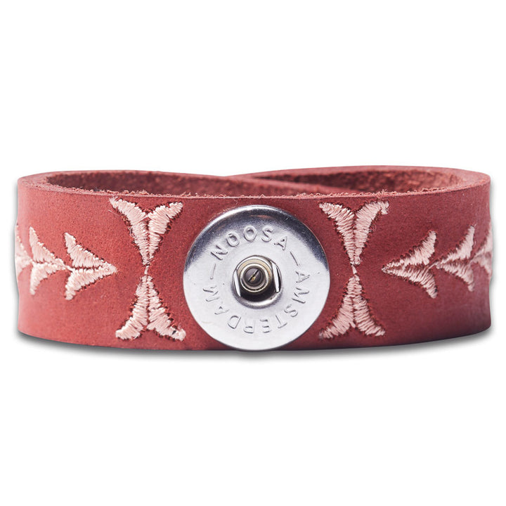 Noosa Amsterdam Original Raw Romance Arrows Bracelet - Bordeaux