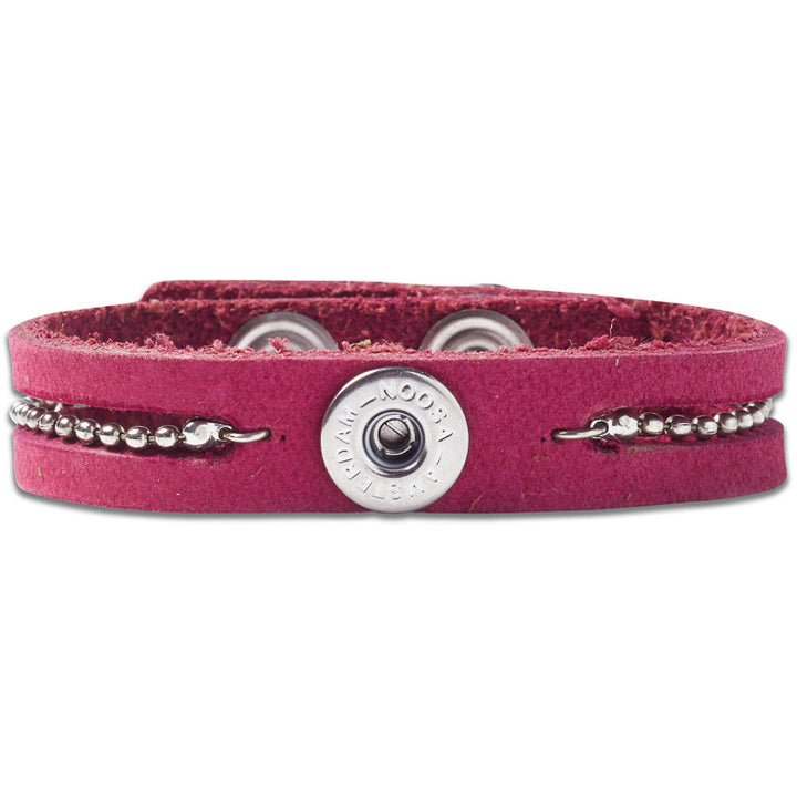 Noosa Amsterdam Petite Talisman Ball & Chain Bracelet - Fuschia