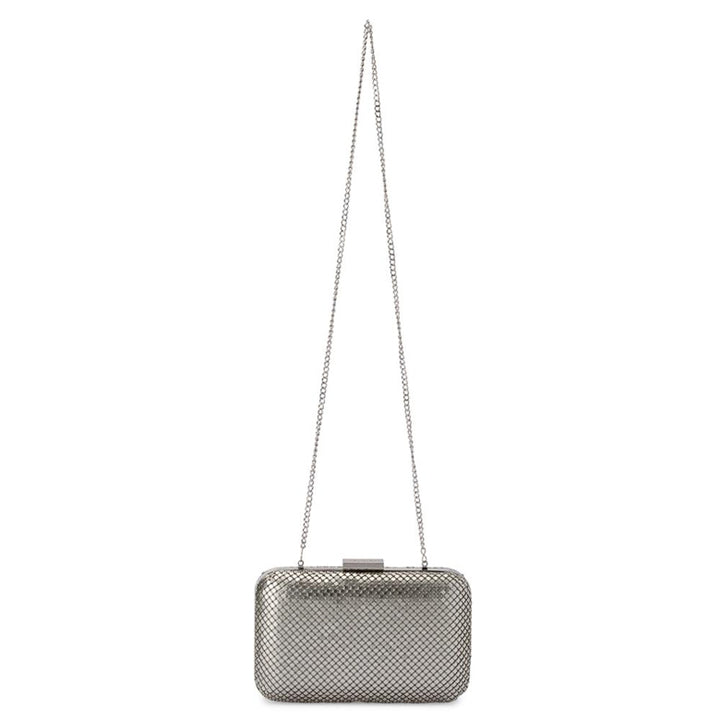 Olga Berg Alyssa Flat Mesh Pod - Silver (with Silver)