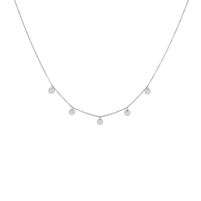 Grace Disc Choker - Silver