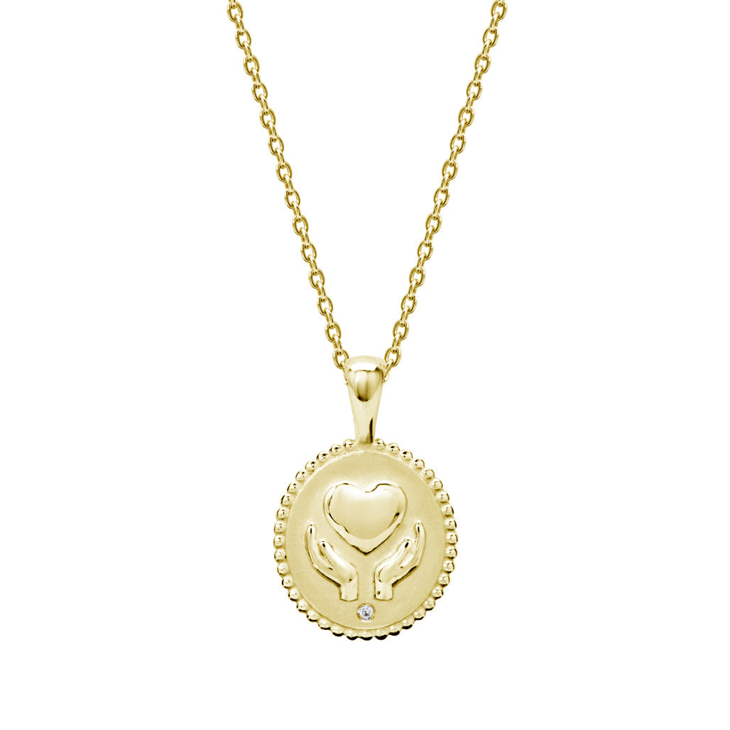Freedom - Healing Hands Necklace - Gold