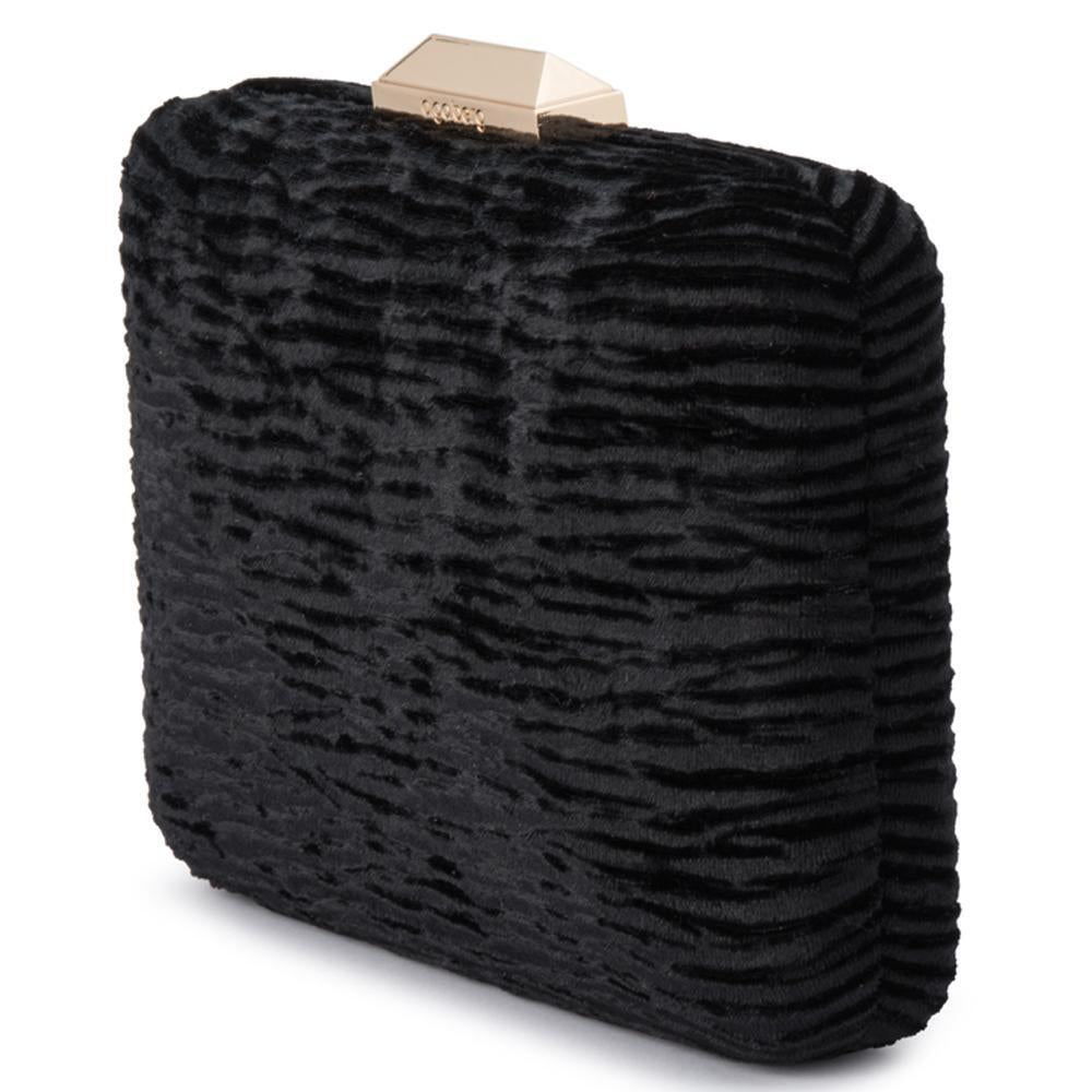 Olga Berg Tamara Clutch Bag - Black