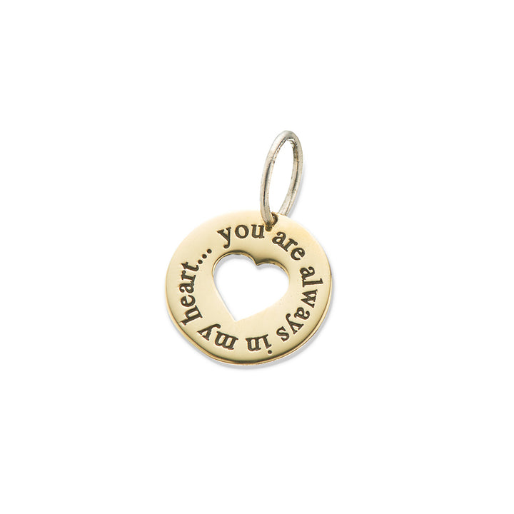 Palas Jewellery Sympathy Charm - Always in my Heart