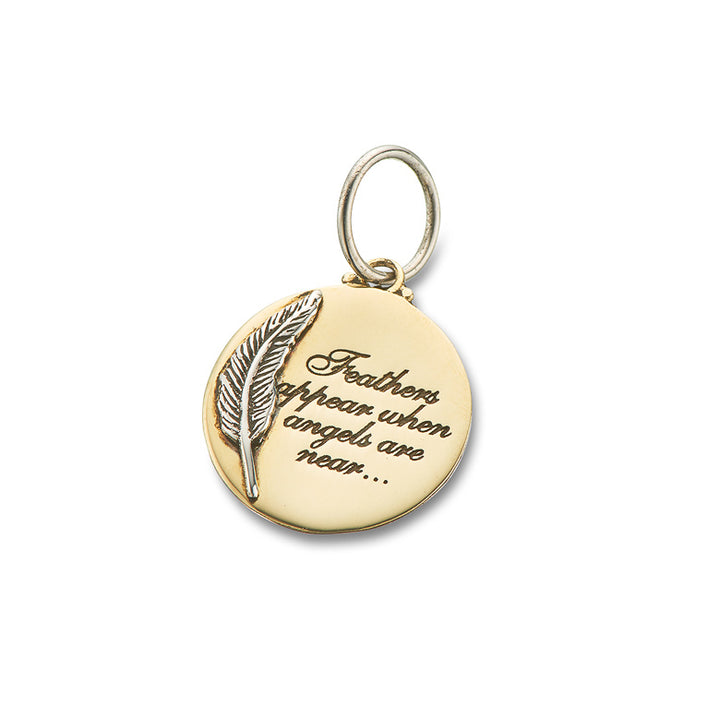 Palas Jewellery Sympathy Charm - Feathers Appear