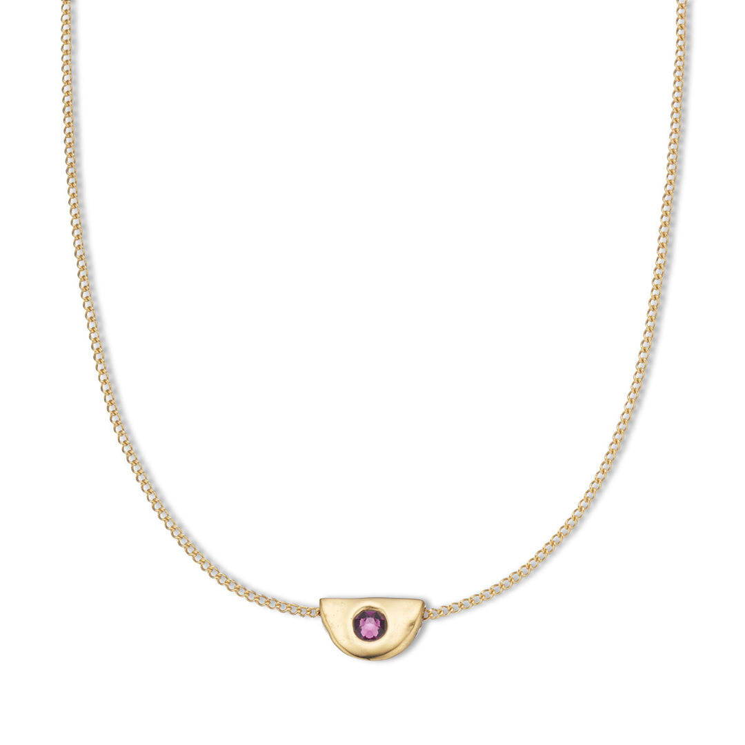 Birthstone Necklace - February - Amethyst