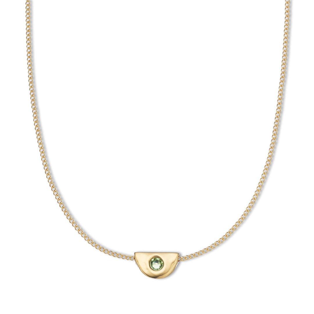 Birthstone Necklace - August - Peridot