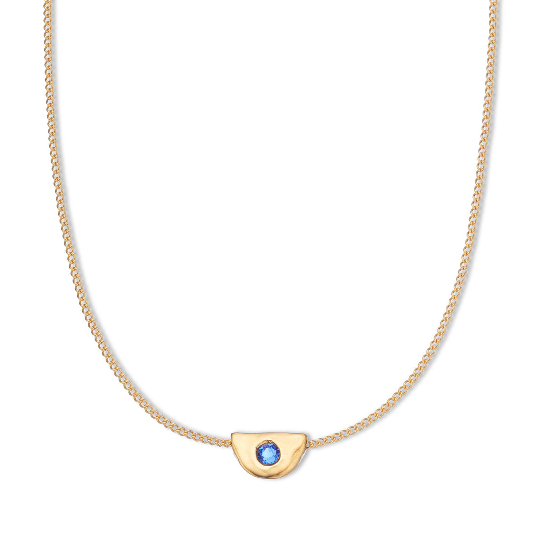 Birthstone Necklace - September - Sapphire