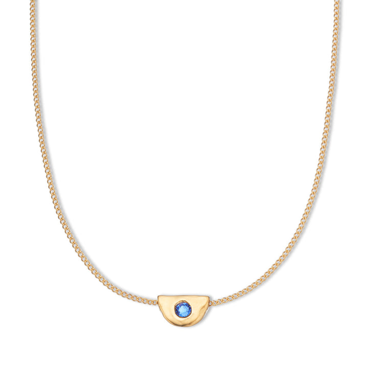 Birthstone Necklace - September - Sapphire